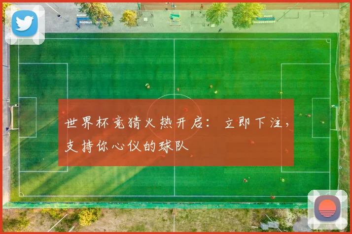世界杯竞猜火热开启：立即下注，支持你心仪的球队